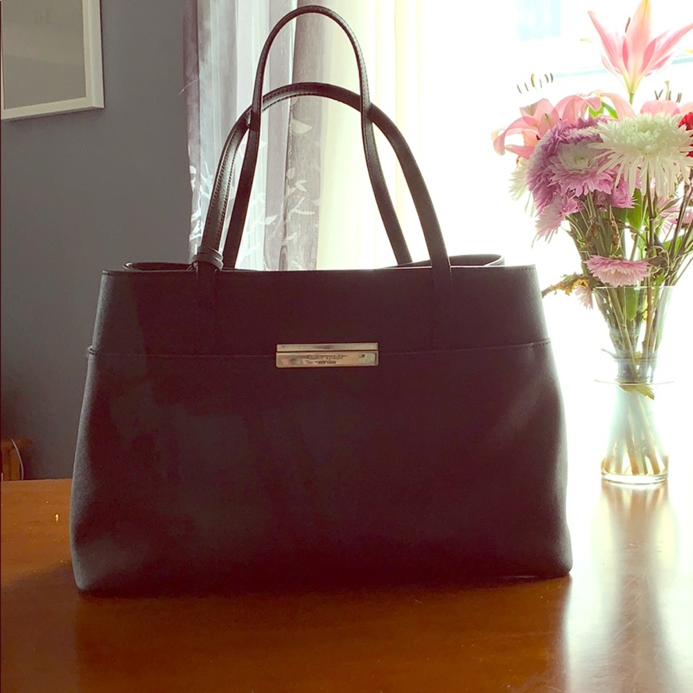 Black square Kate Spade purse